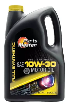Imagen de Aceite de Motor Completamente Sintético Parts Master 10W30 de 4.73 L