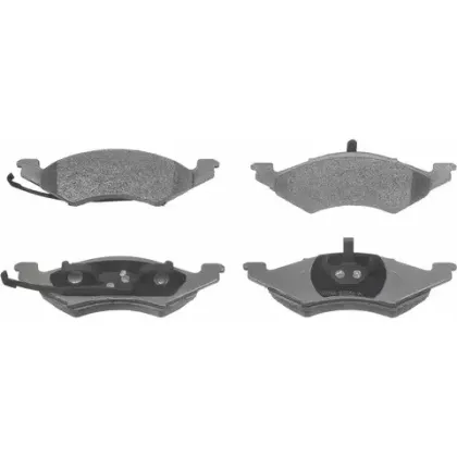 Imagen de Balatas de Disco Semi-Metalicas SMD257 Para Ford Escort/exp 1983-1990, Ford Tempo 1984-1994, Mercury Lynx/ln7 1983-1987, y Otros