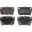Mostrar detalles de Balatas de Disco Semi-Metalicas SMD1051 Para Toyota Rav4 2004-2005 Imagen de Balatas de Disco Semi-Metalicas SMD1051 Para Toyota Rav4 2004-2005