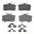 Mostrar detalles de Balatas de Disco Semi-Metalicas SMD340A Para Audi A4 1999-2006, Audi A6 1998-2004, Audi A8 2000-2001, y Otros Imagen de Balatas de Disco Semi-Metalicas SMD340A Para Audi A4 1999-2006, Audi A6 1998-2004, Audi A8 2000-2001, y Otros