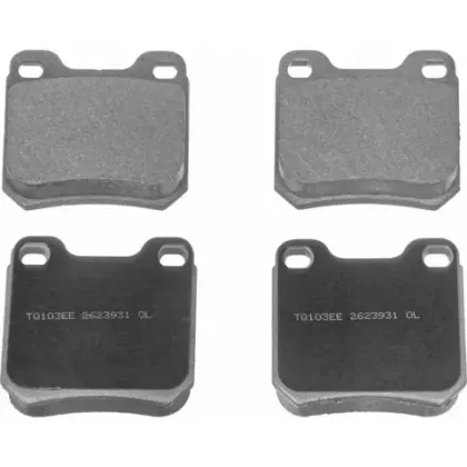 Imagen de Balatas de Disco Semi-Metalicas SMD709A Para Saab 900 1997-1998, Saab 9-3 1999-2002, Saturn L Series Sedan 2000-2005, y Otros