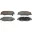 Mostrar detalles de Balatas de Disco Semi-Metalicas SMD732 Para Cadillac Xlr 2004-2009, Chevrolet Corvette 1997-2012 Imagen de Balatas de Disco Semi-Metalicas SMD732 Para Cadillac Xlr 2004-2009, Chevrolet Corvette 1997-2012