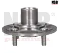 Imagen de MAZA RUEDA DELANTERA FIT 09-14 CITY 10-13 S/ABS 4BIRLOS 2309021 MH4199-B NSB