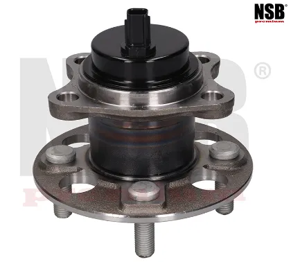 Imagen de MAZA RUEDA TRASERA YARIS 06-17 PRIUS C 18-21 C/ABS 4BIRLOS MT2370-C CONECTOR CUADRADO NSB