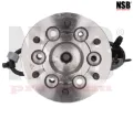 Imagen de MAZA RUEDA DELANTERA IZQ COLORADO 04-12 CANYON 04-12 2.9L 3.7L 4X2 C/ABS 6BIRLOS SUSP SPORT ZQ8 NSB